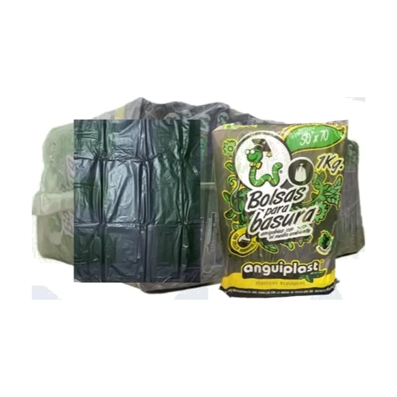 Bolsa negra para basura ANGUIPLAST 1 kg 50×70
