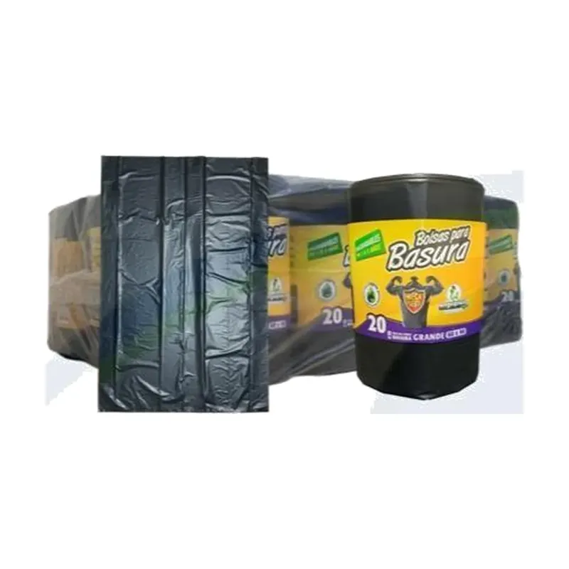 Bolsa negra en rollo ANGUIPLAST 60×90