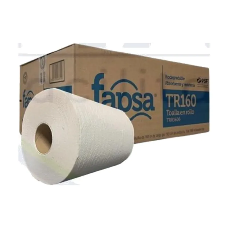 Toalla en rollo PSF blanca 160 m