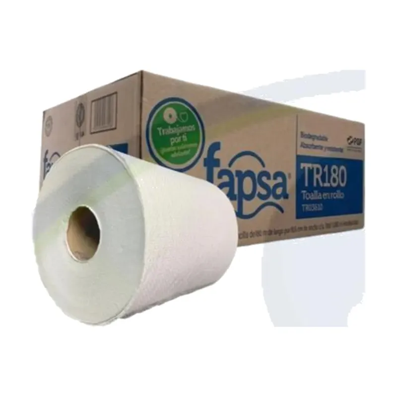 Toalla en rollo PSF blanca 180 m